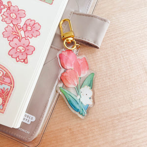 Flower Bun Charms